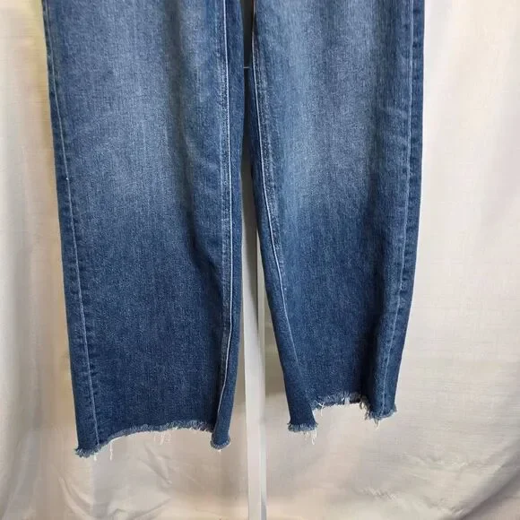 American Eagle Outfitters Super High Rise Baggy Wide Leg Jeans Size 0 Short - Picture 5 of 10